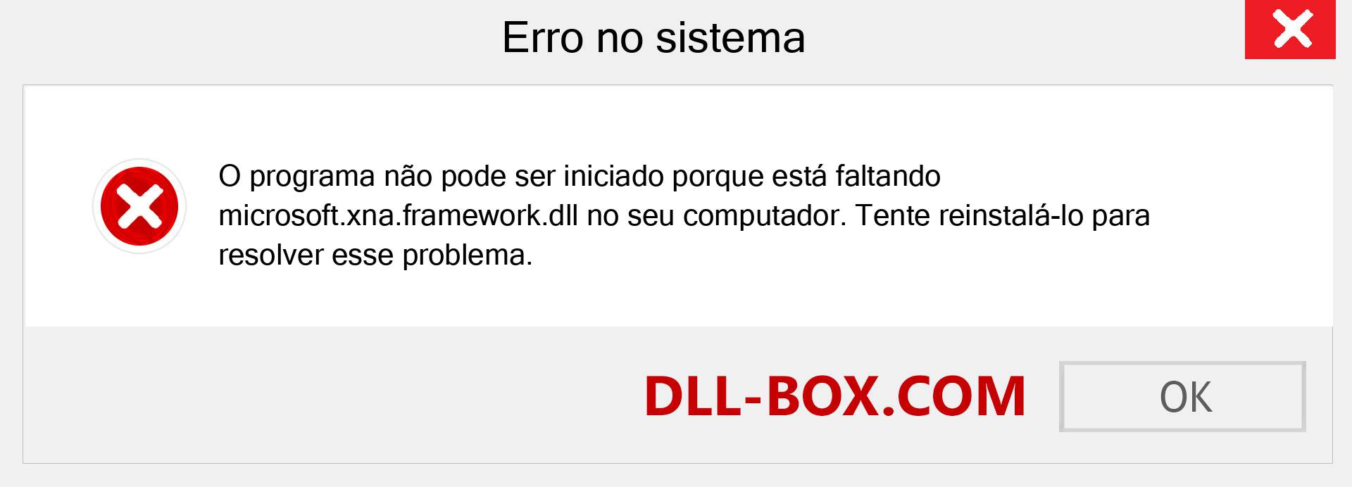 Arquivo microsoft.xna.framework.dll ausente ?. Download para Windows 7, 8, 10 - Correção de erro ausente microsoft.xna.framework dll no Windows, fotos, imagens